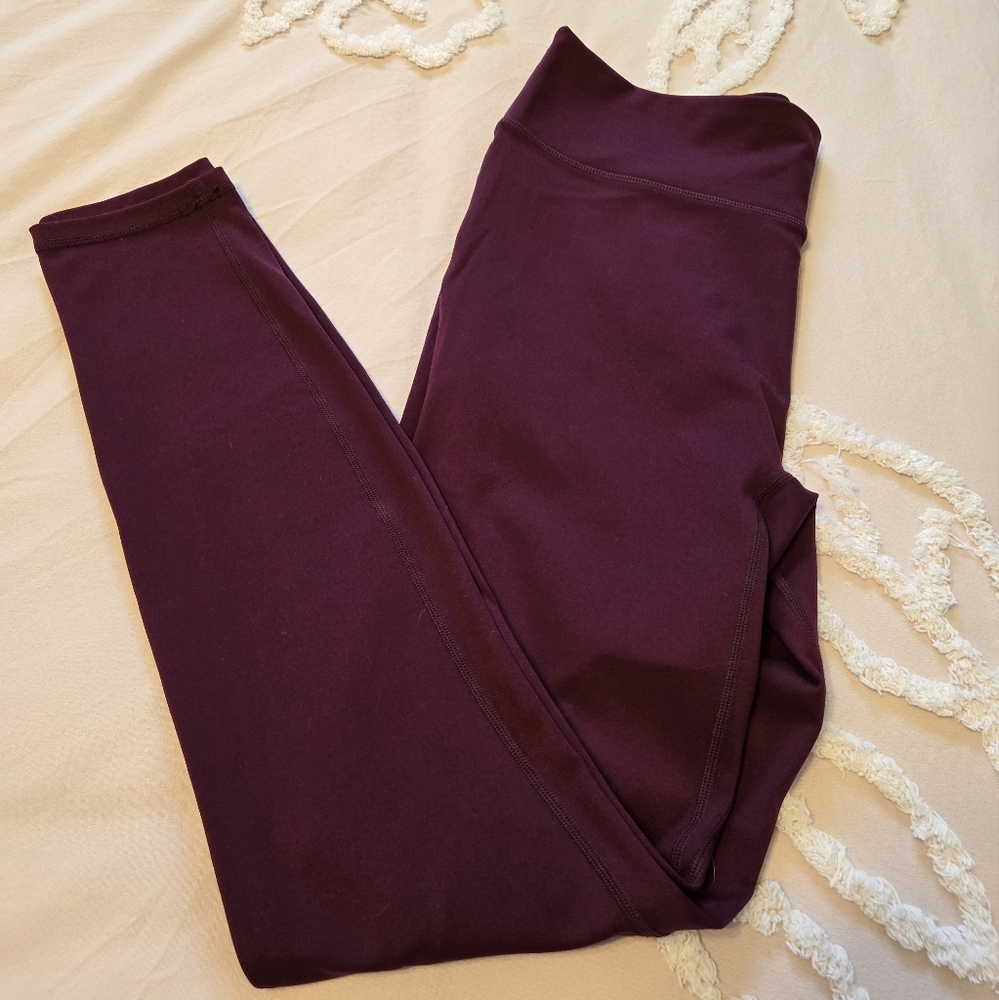 Fabletics Motion365 Burgundy Leggings